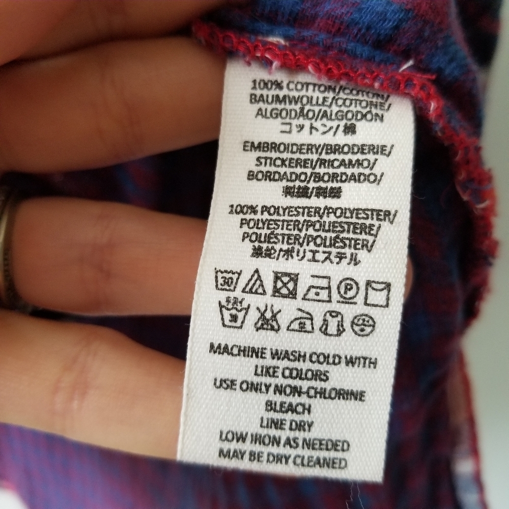 Free People Magical Plaid Embroidered Button Down Shirt Small - Picture 4 of 13